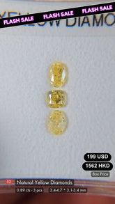 Natural Yellow Diamond Deal (0.89 cts)